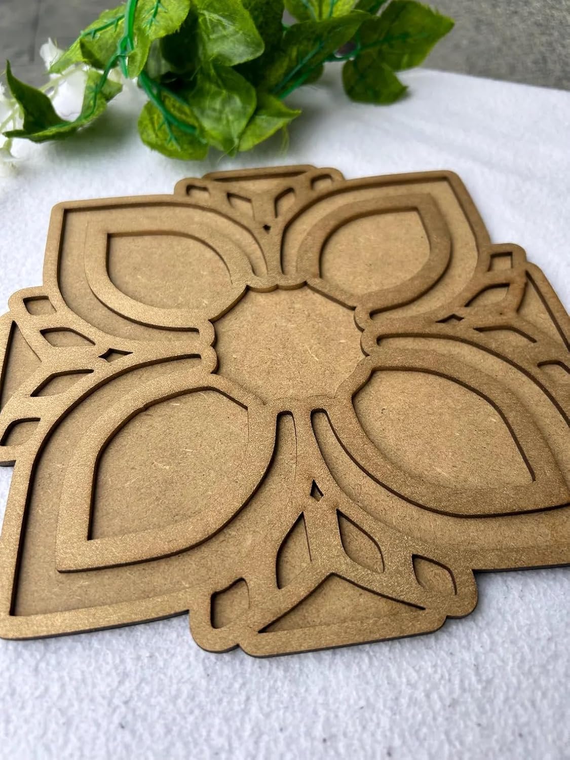 Reusable Rangoli Stencils for Diwali – 20x20cm – Eco-Friendly Mess-Free Template