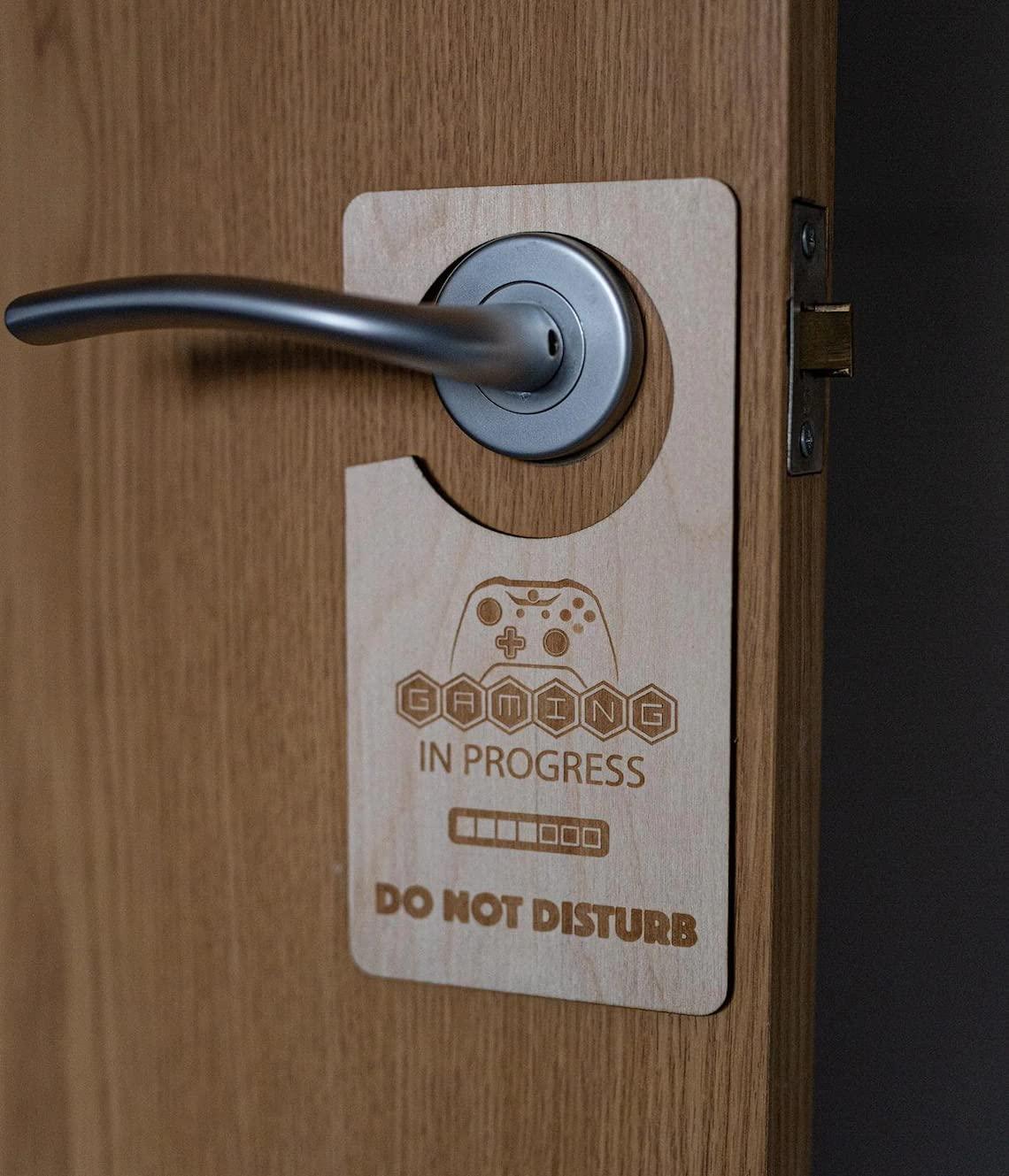 Haoser Do Not Disturb Hanger Sign Ideal for Office Home, Clinic, Class and Meeting Session - Haoser