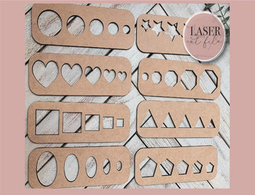 Haoser Montessori Wood Stencils, Preschool Educational Tool || Educational Wood Handwriting Stencil Set | Easy-to-Use Writing Guide for Kids & Montessori Stencils Set - Haoser