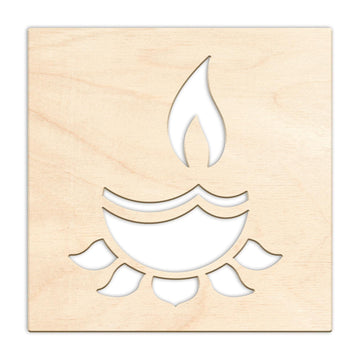 Haoser Wooden MDF Wall Hanging Panel, Decorative & Hand Crafted Wooden Wall Décor for Living Room, Office, Hallway - Haoser