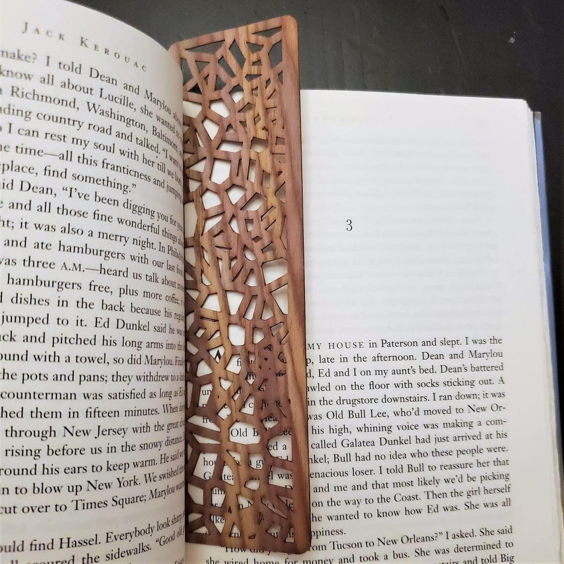 Haoser Set of 5 Wooden Bookmarks for Book Lovers, Ideal for Christmas, Birthday Gift, Teachers Appreciation (Bookmarks-8) - Haoser