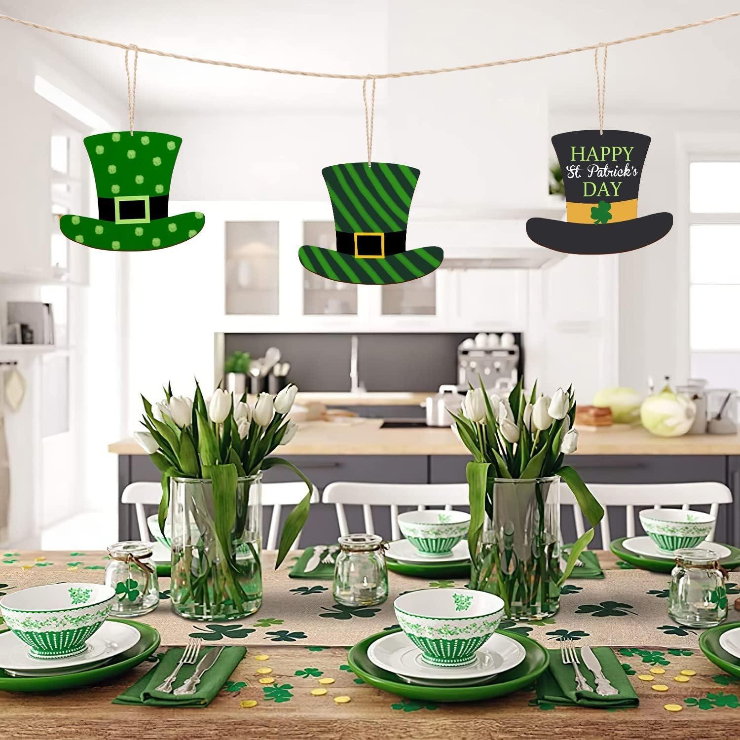 Curious Button 5 Pieces Unfinished Wooden Hat Style Hanging Ornament for DIY Home Decoration, MDF Cutouts, Perfect Wooden Cutouts for Home Decor, Charming Wooden Hanging Ornaments (5.74x7IN) - Haoser