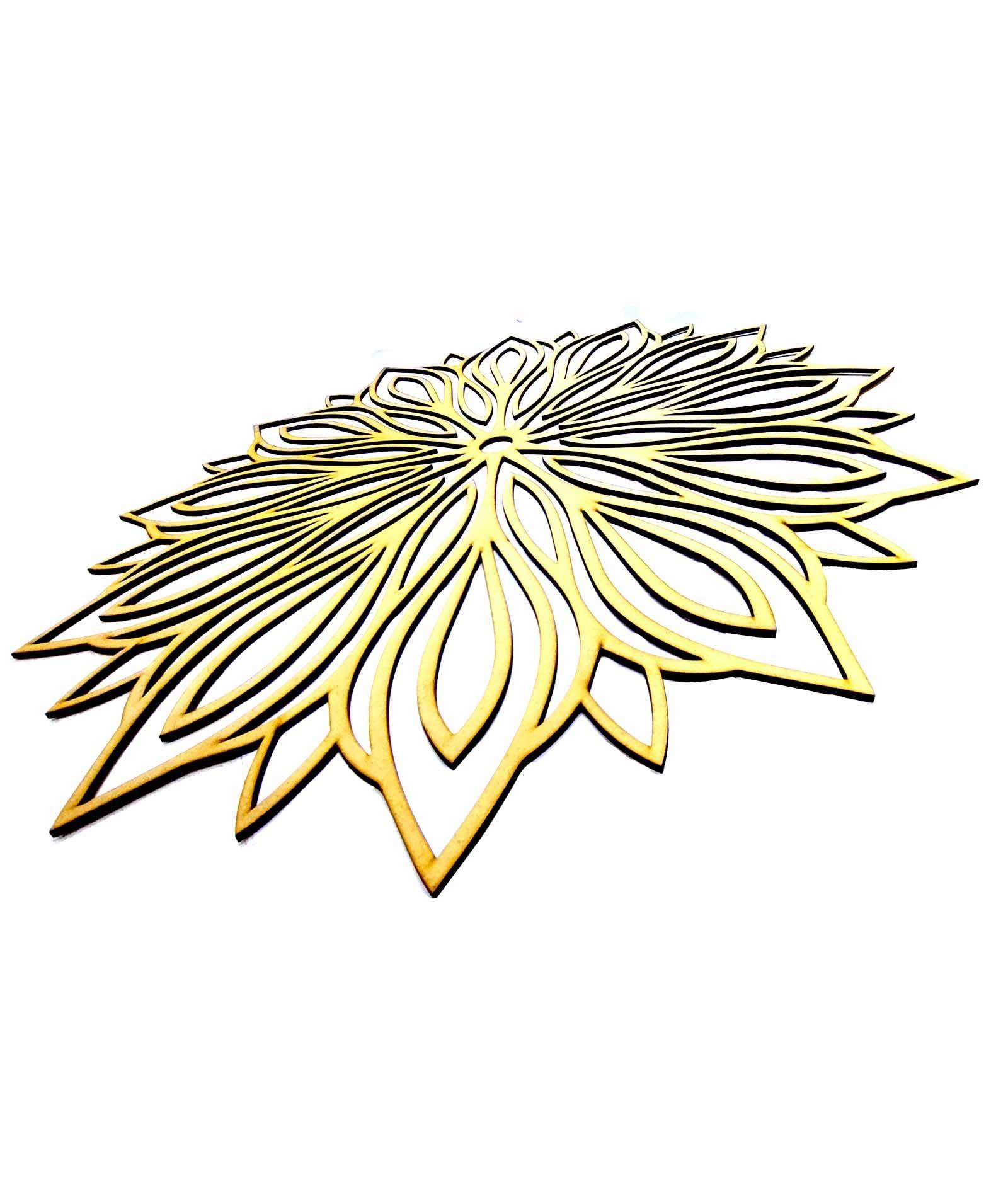 Haoser Wooden Mandala Art Design Panel for Home Décor, Living Room, Bedroom, Living Area, Office - Haoser