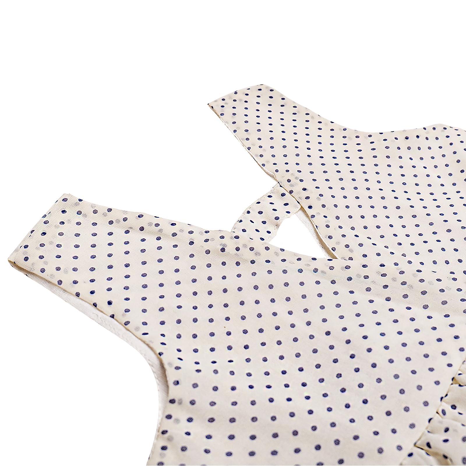 Haoser Charming Baby Girl Frock Dresses, Polka Dots Design, Comfortable Fit, and Durability Ideal for Special Occasions and Everyday Charm, Adorable Frock for Baby Girls - Haoser