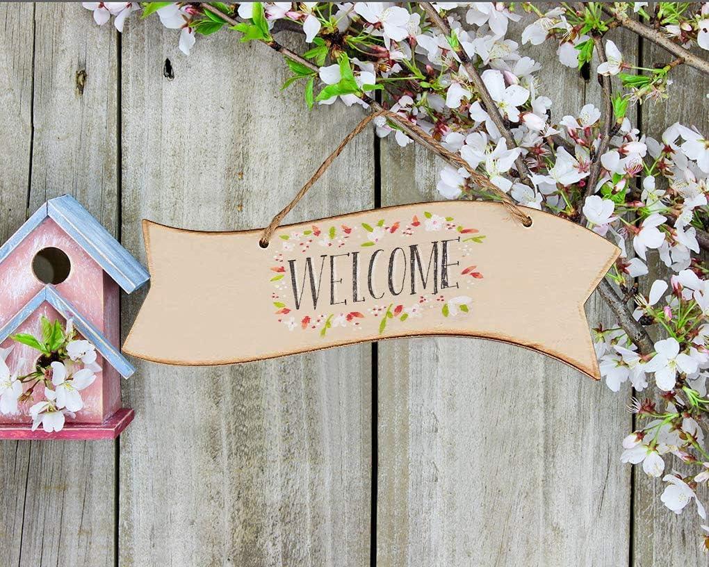 Haoser Unfinished Blank Hanging Wood Plaque Sign for Crafts (3 Pack) 11.5 x 4 Inches,MDF DIY Craft Item |MDF Cutouts for Craft - Haoser