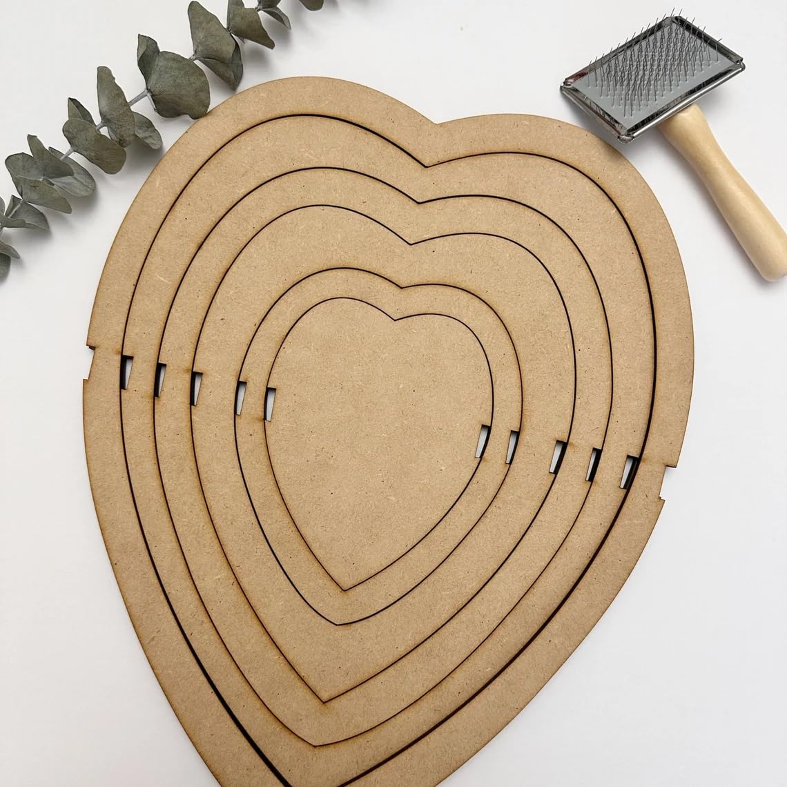 6 Pcs Wooden Macrame Feather & Leaf Cutting Templates – 10 Inch Macrame Cord Cutting Tools for DIY Wall Hanging, Craft & Knotting Projects