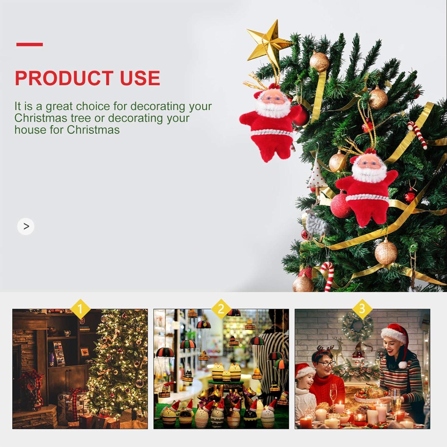 Haoser Mini Ornaments for Xmas Tree Decoration |Xmas Tree Decorations Items for Tree|Prop Christmas Gifts Christmas Decorations Items for Home-20 pc - Haoser