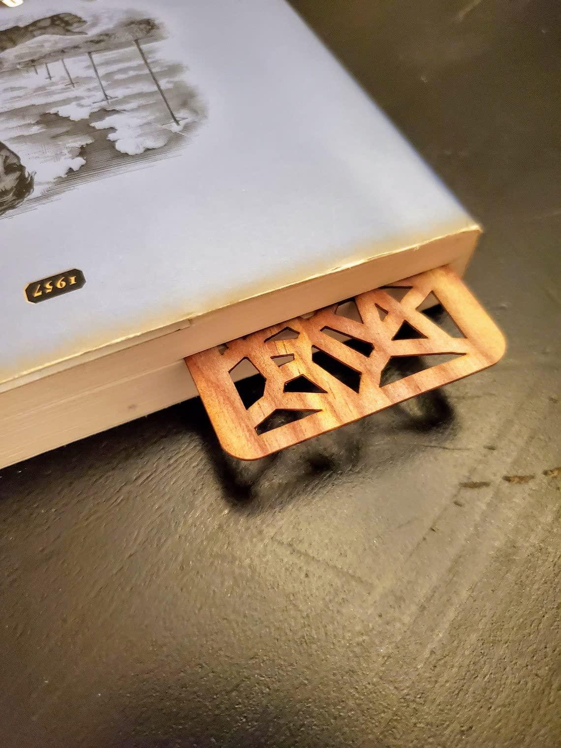 Haoser Set of 5 Wooden Bookmarks for Book Lovers, Ideal for Christmas, Birthday Gift, Teachers Appreciation (Bookmarks-11) - Haoser