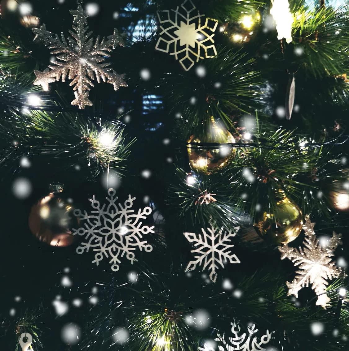 Haoser Wooden Christmas Ornament Cutout for Christmas Decoration Hanger Pack of 15 - Haoser