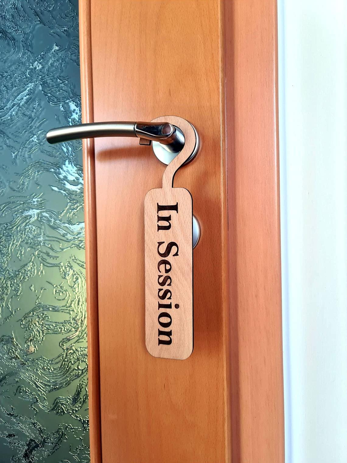 Haoser Do Not Disturb Hanger Sign Ideal for Office Home, Clinic, Class and Meeting Session - Haoser
