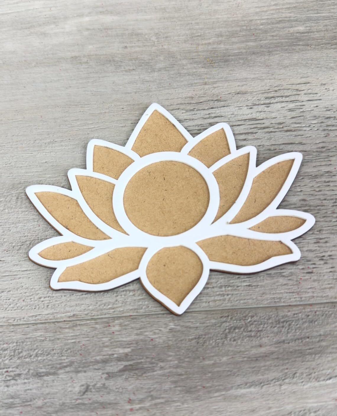 6 Inch MDF Rangoli Stencil Set – Reusable Festive Design for Diwali, Pooja, Mehndi, Mandala, Indian Wedding Decor