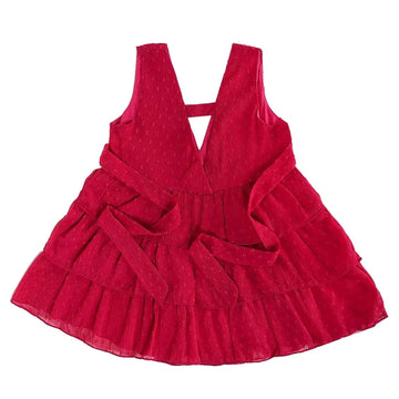 Haoser Charming Baby Girl Frock Dresses, Polka Dots Design, Comfortable Fit, and Durability Ideal for Special Occasions and Everyday Charm, Adorable Frock for Baby Girls - Haoser