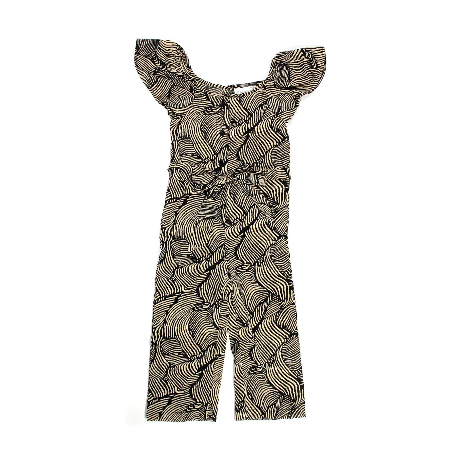 Haoser Girls Flared Sleeves Printed Jumpsuit|Girls' Jumpsuits & Rompers - Haoser