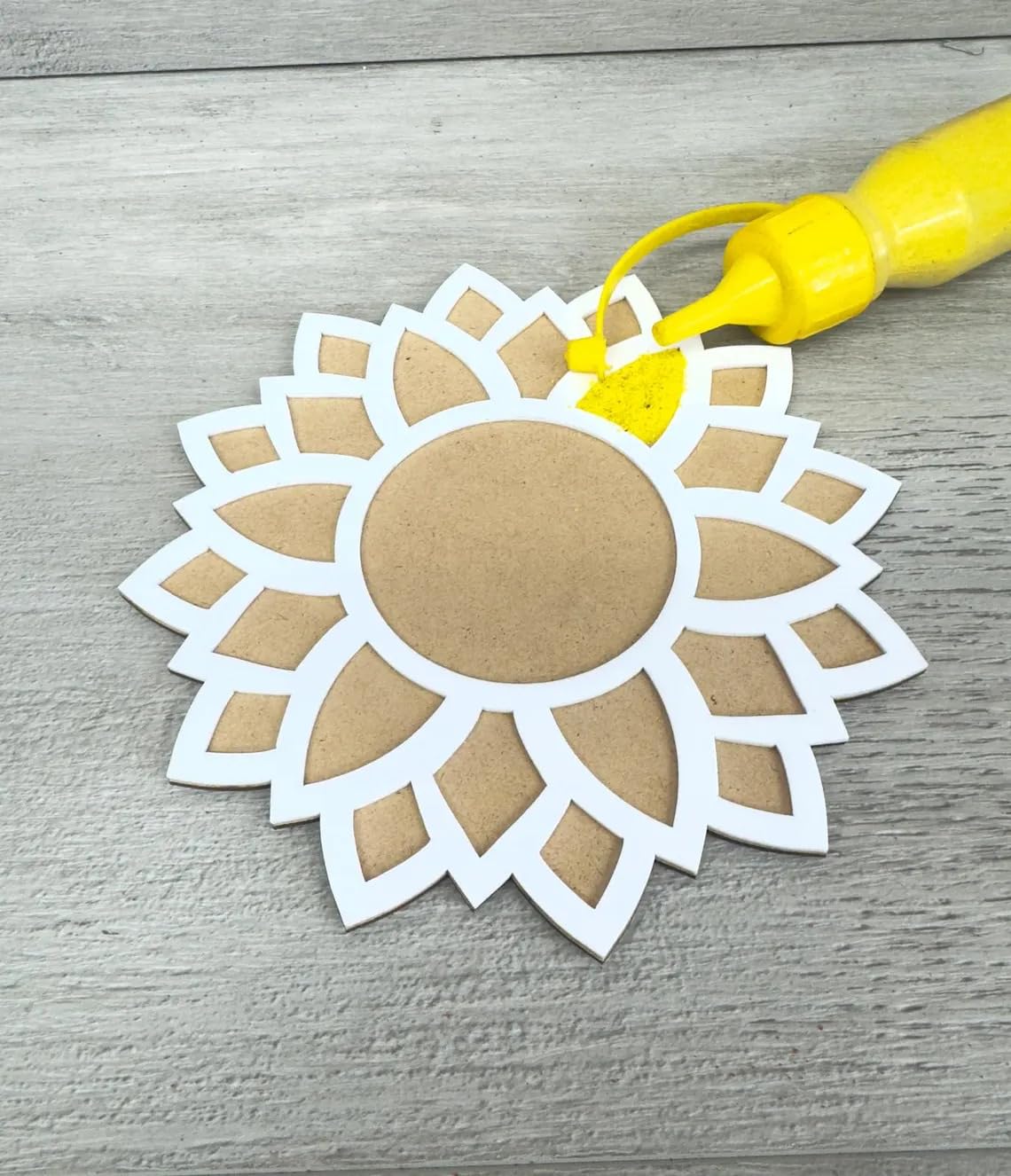 6 Inch MDF Rangoli Stencil Set – Reusable Festive Design for Diwali, Pooja, Mehndi, Mandala, Indian Wedding Decor