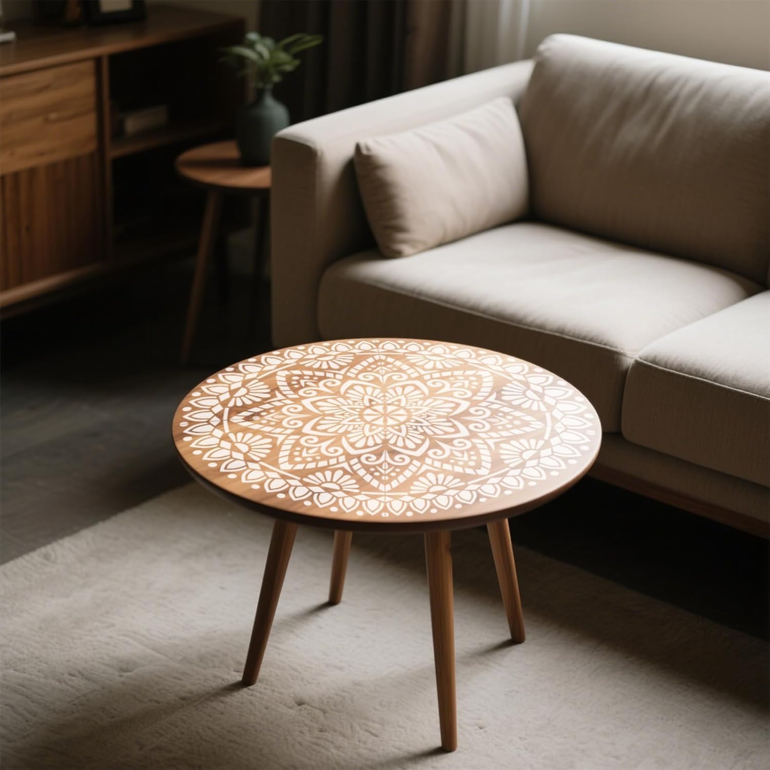 9 Pcs Mandala Stencils for Painting Reusable | Large Plastic Templates