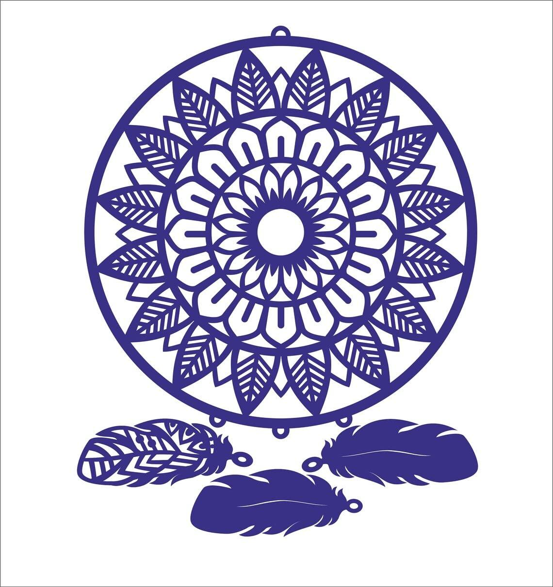 Haoser Pack of 1 Pices Wooden Dream Catcher, Wall Hanging Decor, Bedroom Kids, Home Decoration, Art Ornament Craft Gift , Wall Decor, Dream Catcher for Home Wall Decoration - Haoser