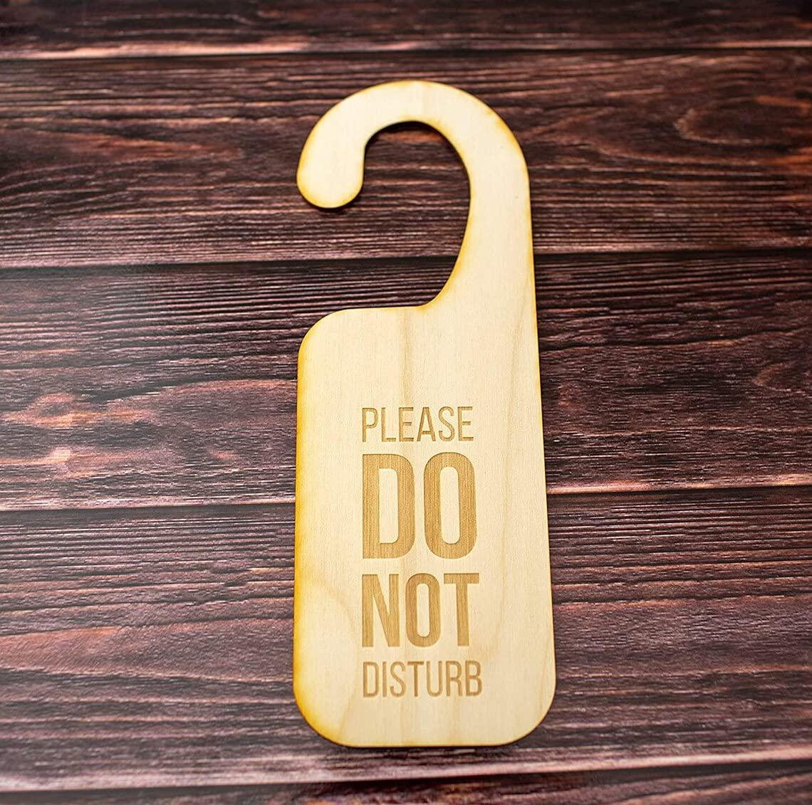 Haoser Do Not Disturb Hanger Sign Ideal for Office Home, Clinic, Class and Meeting Session - Haoser