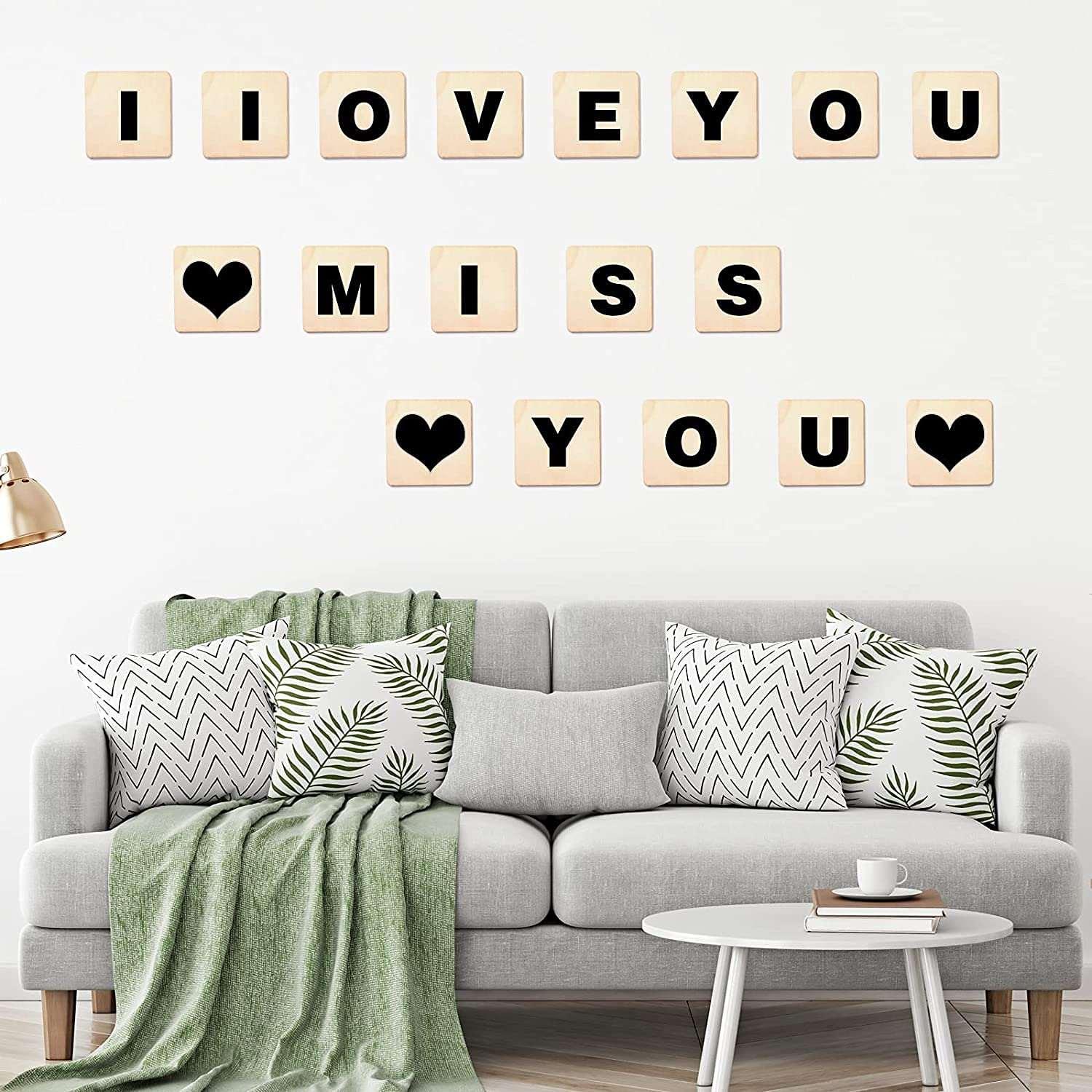 Haoser 50 Pieces 3 Inches Unfinished MDF Pieces Square Blank Round Corners Pine MDF Sheets for DIY Arts Craft Project, Square Shape Blank Pieces for Your Creativity - Haoser