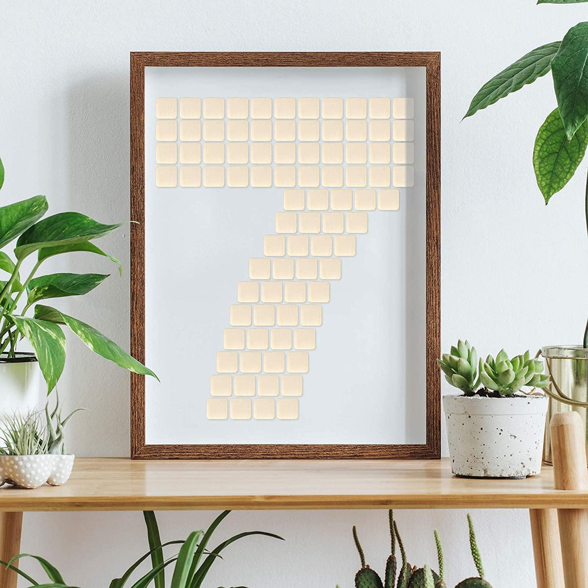 Haoser 100 Pcs Unfinished MDF Boards for Art & Craft 1.5 Inch Square Cutouts with Round Corners | MDF Sheets for DIY Projects MDF Boards for Art and Craft 1.5 inch - Haoser