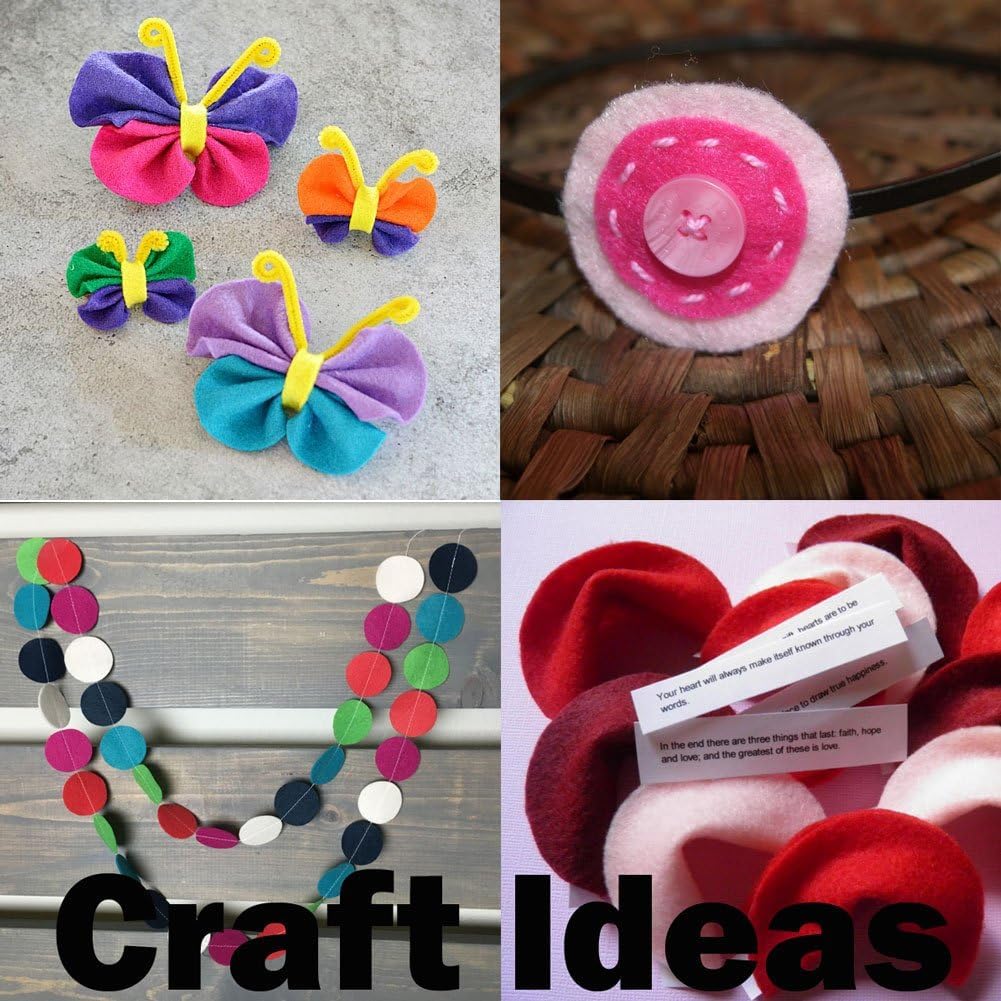 50 Pcs Sea Green Felt Circles – 2 Inch Craft Felt Fabric Circles