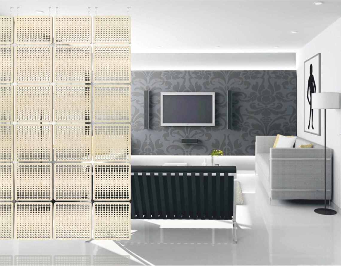Wooden Room Partition for Living Room, Wood Screen Separators, Room Wall Divider - Haoser