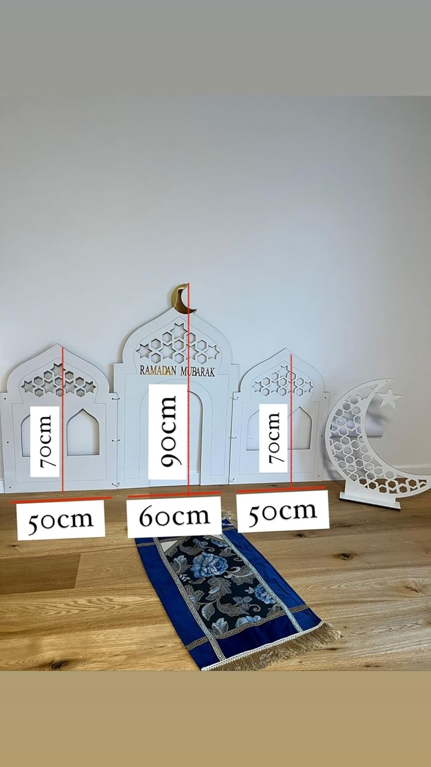 Wooden Play Masjid Mosque for Kids | Islamic Play Mosque Cami Decor | 10 Inch Children’s Mosque Toy for Home