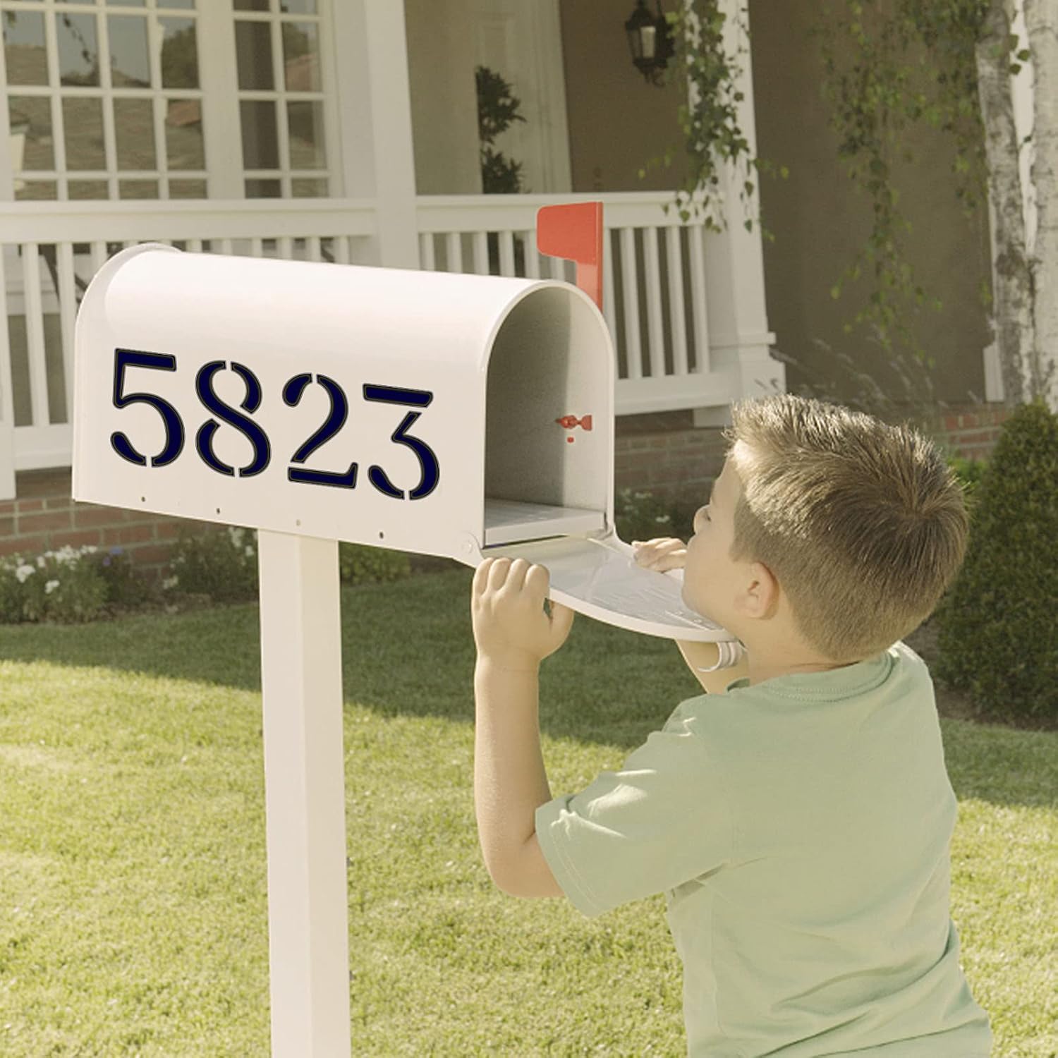 10 Pcs Curb Stencil Kit 0-9 Address Number Stencils – Reusable