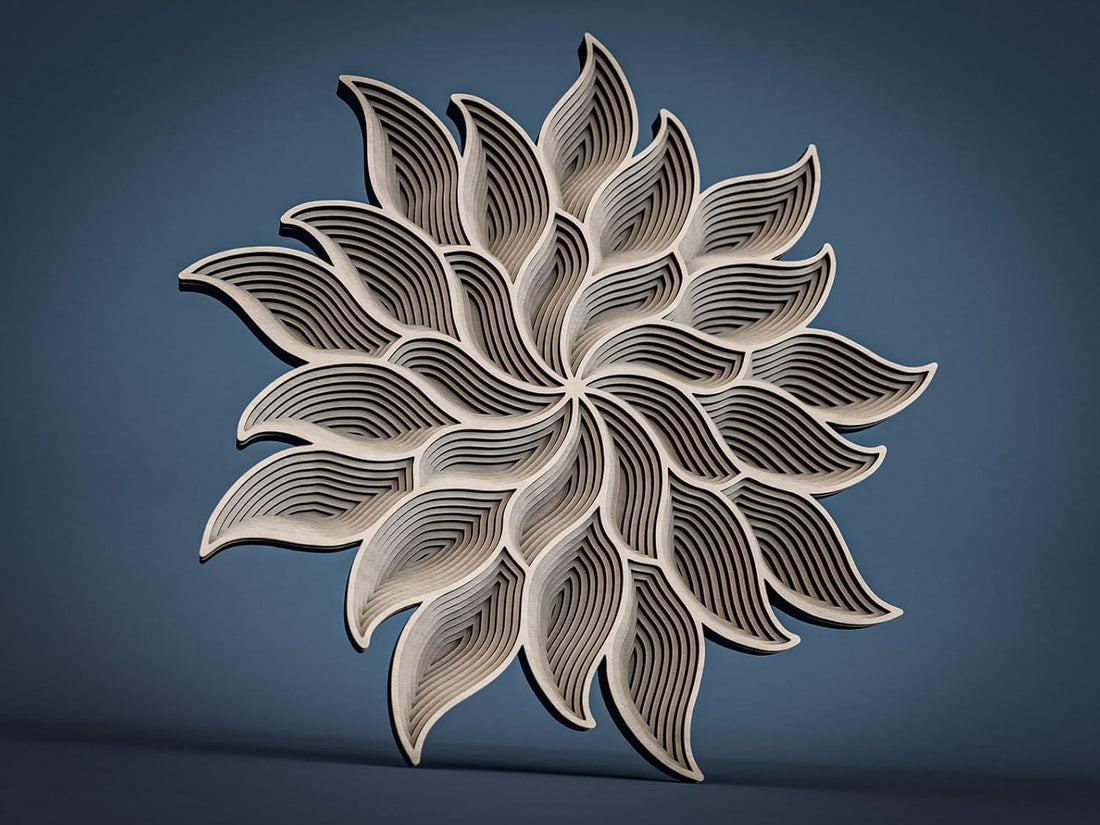 Multilayer Wooden Mandala Wall Decor | 10 Layer Mandala Art for Wall Decoration, Home Decor & DIY Craft