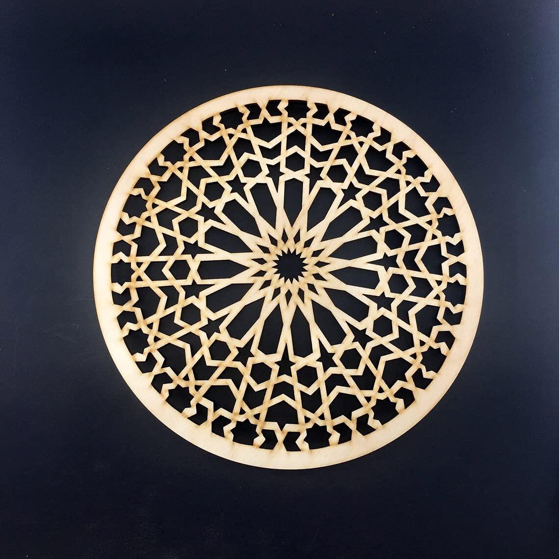 Haoser Geometic Carved Wooden Panel for Home Décor Birch Ply Jali -Panel-6 - Haoser