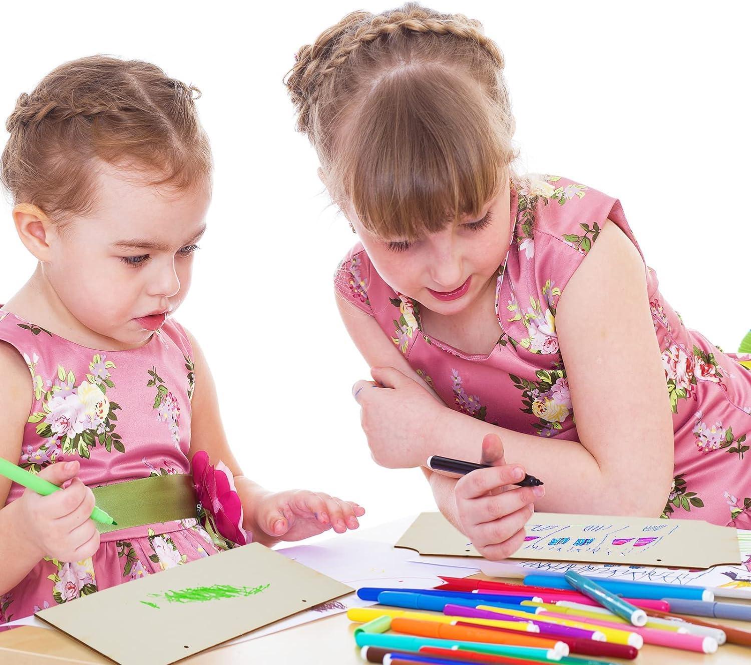 Haoser 15 Pcs Unfinished Wood Sign Blank Wood Blanks Wooden Plaque for Craft Oval Hanging Wood Sign 9 x 6 in Rectangle Shaped Wood Plaque Wood Ornaments Wood Slices for DIY Painting Writing Decoration - Haoser