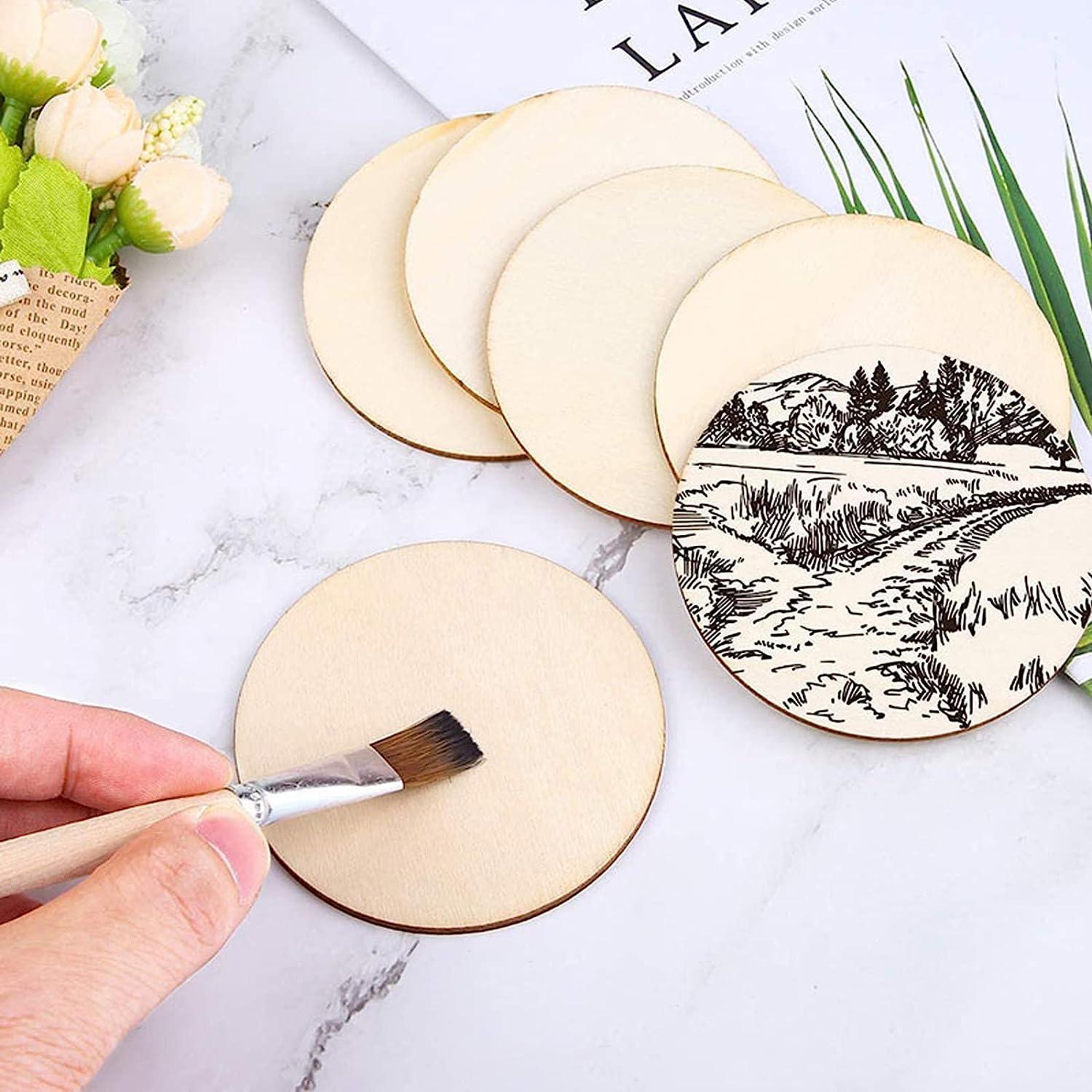 HaoserMDF Boards for Art and Craft, Wood MDF Sheets for Craft Work, DIY MDF Cutouts, 3 Inch - Haoser