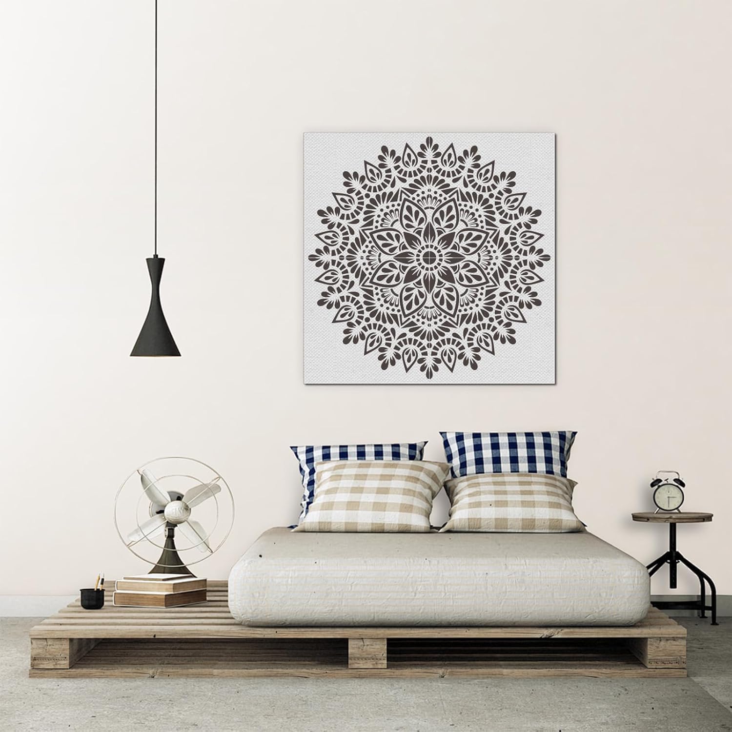 9 Pcs Mandala Stencils for Painting Reusable | Large Plastic Templates