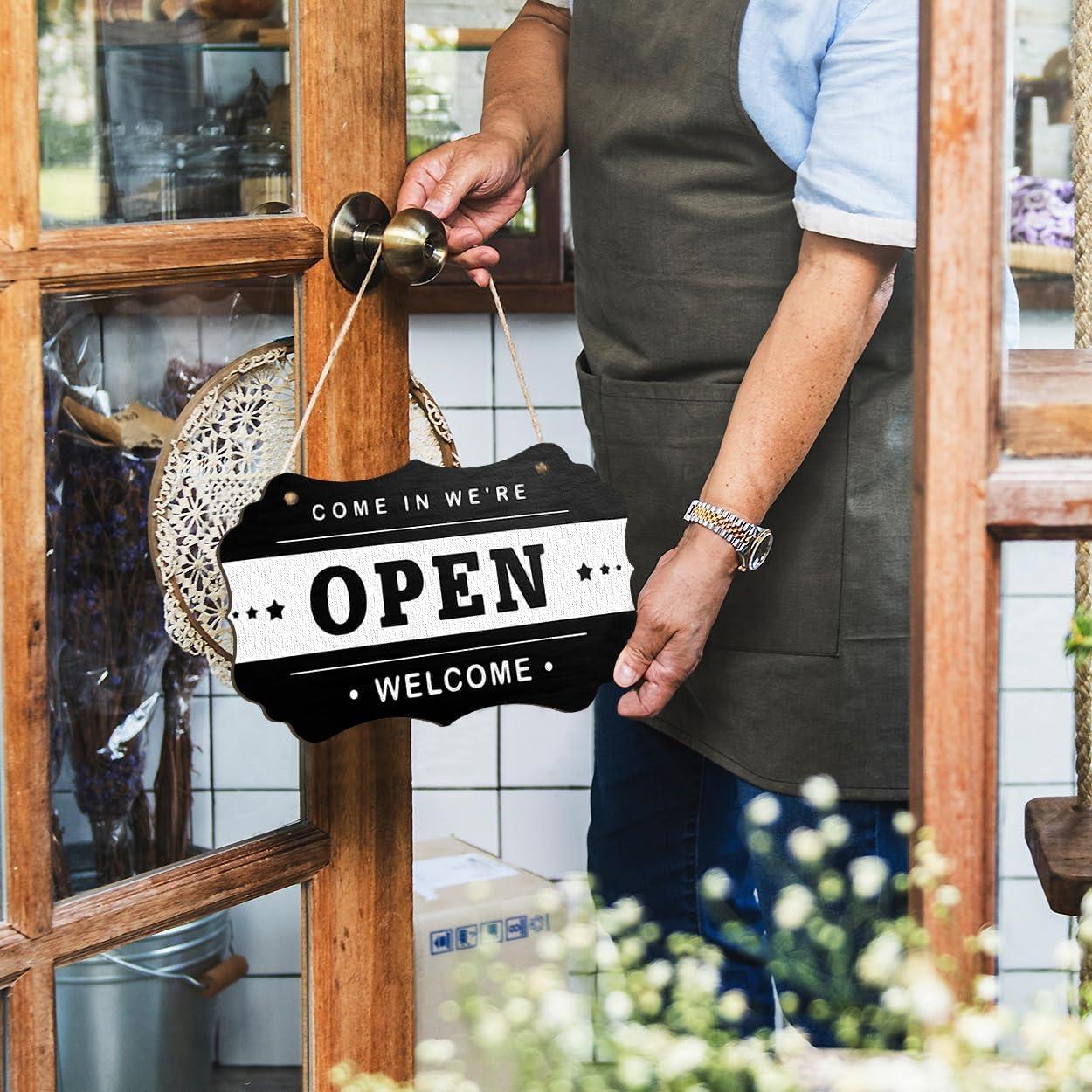 Curious Button 5 Pieces Unfinished Wooden Tags Style Hanging Ornament for DIY Home Decoration, MDF Cutouts, Perfect Wooden Cutouts for Home Decor, Charming Wooden Hanging Ornaments (8.5x5.6IN) - Haoser