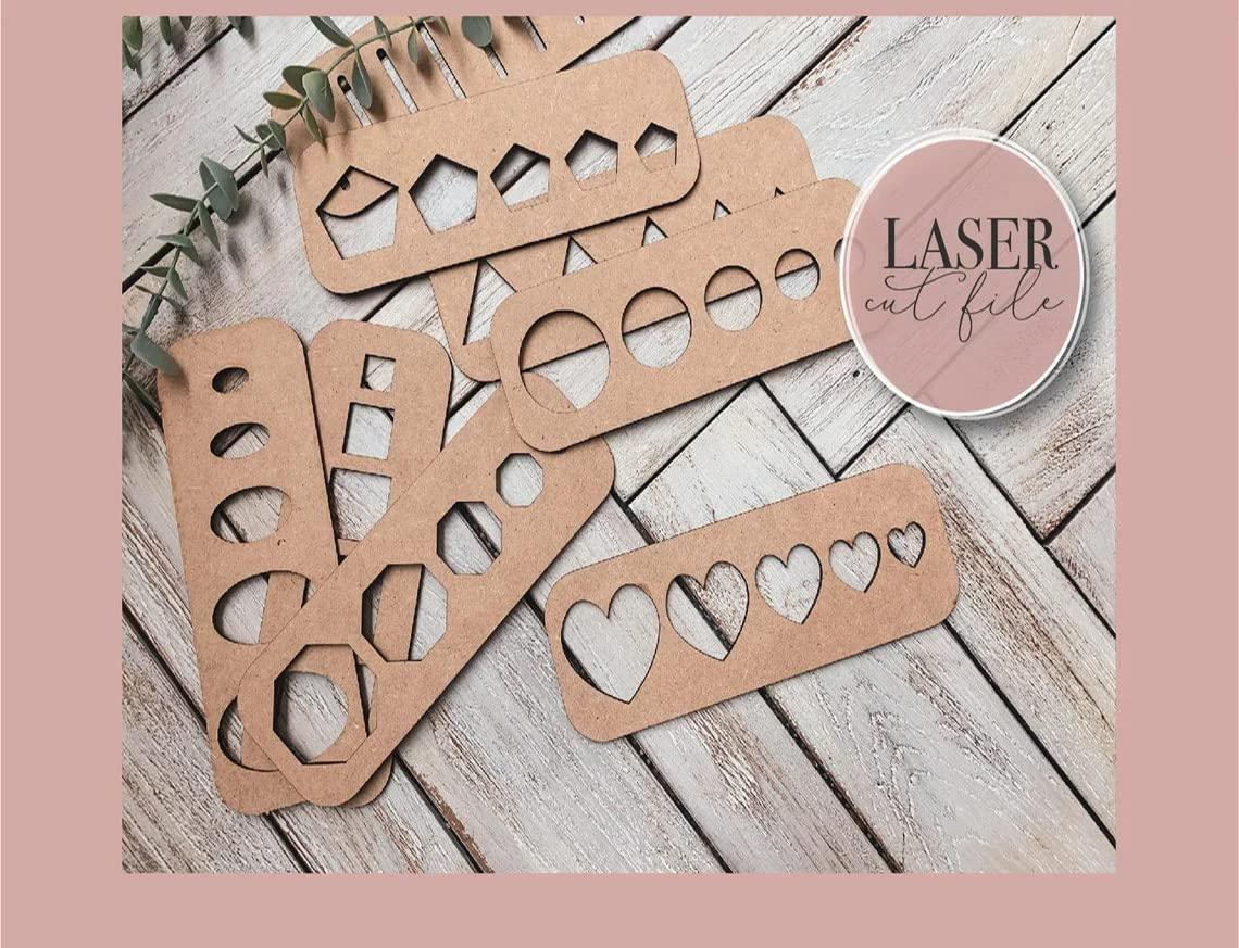 Haoser Montessori Wood Stencils, Preschool Educational Tool || Educational Wood Handwriting Stencil Set | Easy-to-Use Writing Guide for Kids & Montessori Stencils Set - Haoser