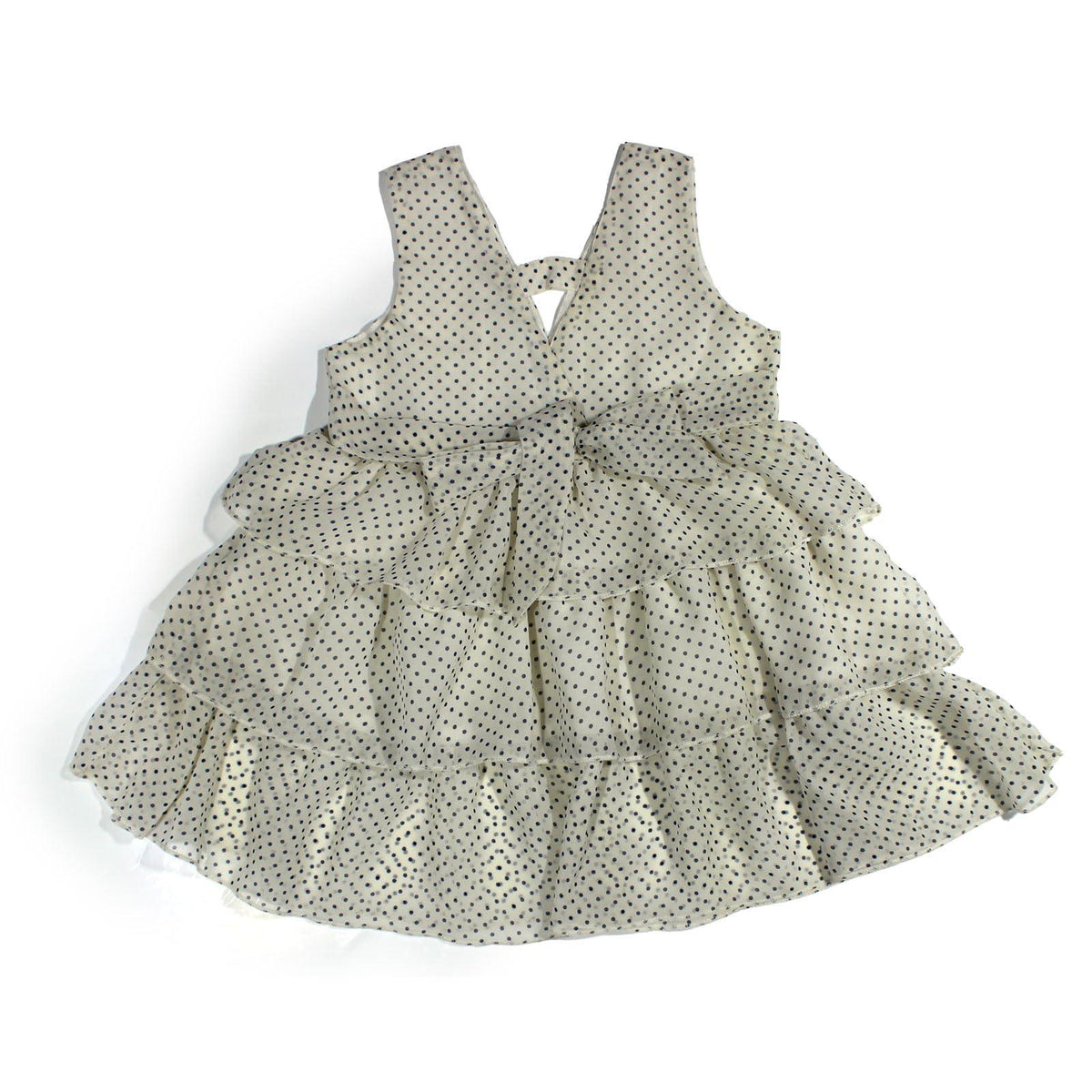 Haoser Georgette Baby Girls Frocks |Frocks for Girls|White Colour Frocks for Girls - Haoser