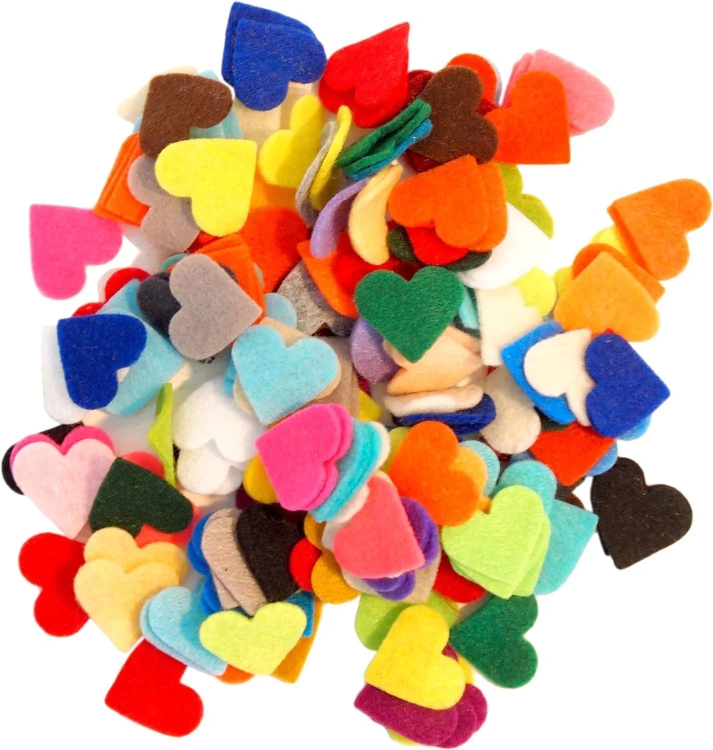 Haoser 3 inch Felt Hearts 50pc - Mix Color Pack - Haoser