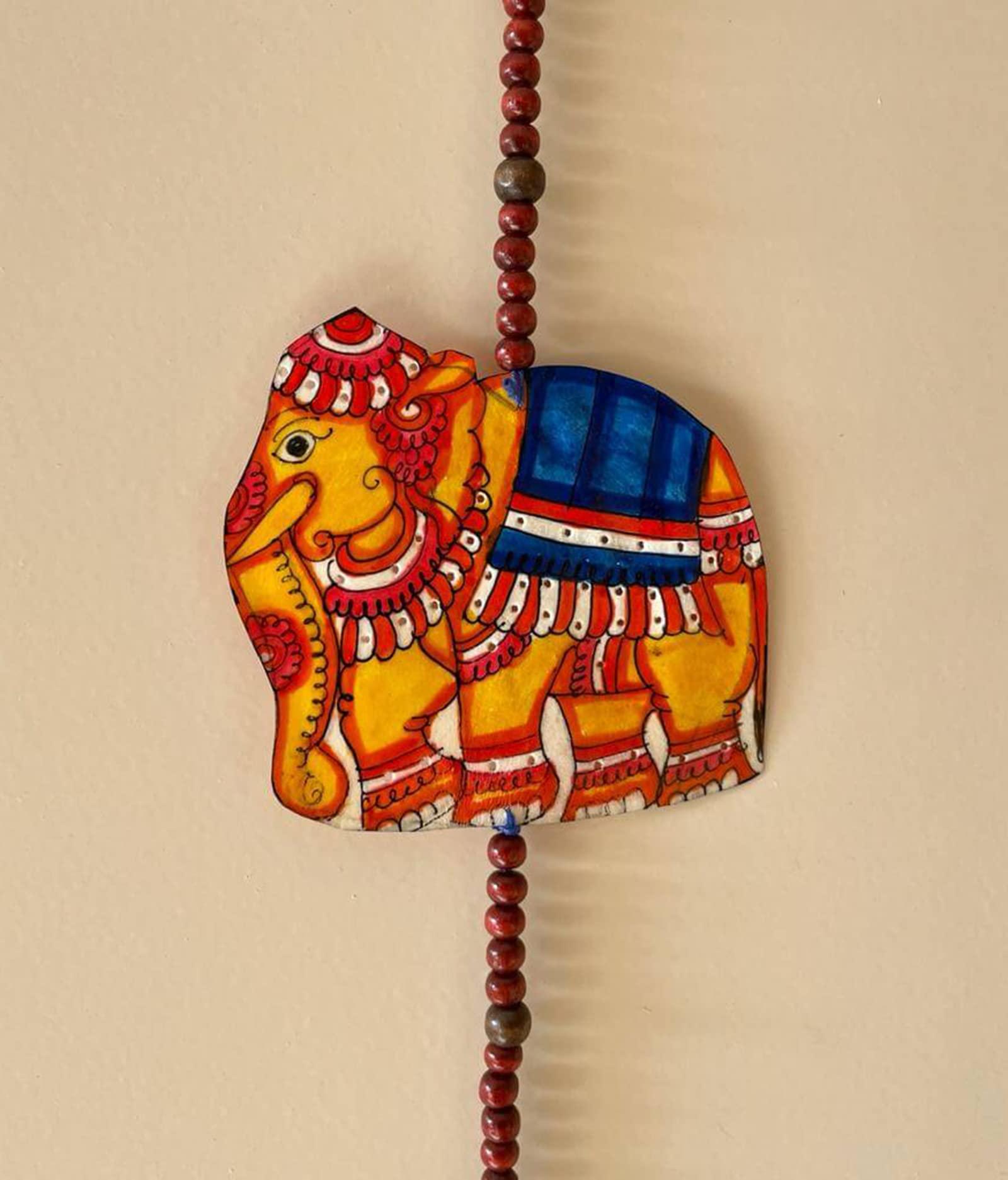 Haoser Unfinished Wood Door Hanging elephent for Crafting Pack of 10 Cutouts - Haoser