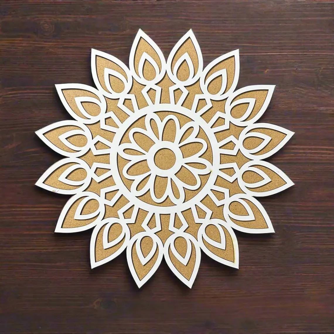 MDF Wooden Rangoli Board 12-Inch – Mandala Art Board