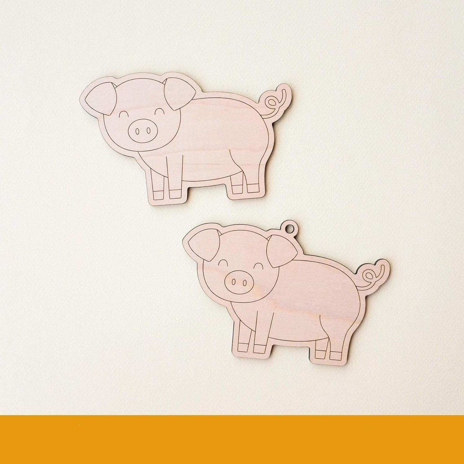 12 Pcs Farm Animal Paint Kit for Kids | DIY Craft Kit 4 Inch | Wooden Coloring Activity Set