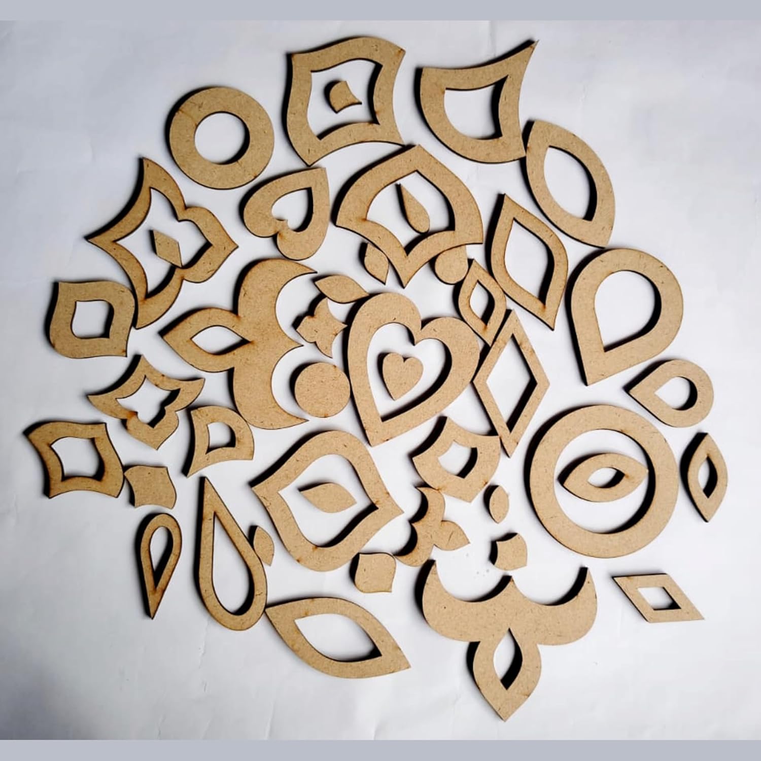 42 Pcs Mandala Stencil Kit for Drawing – 14-in-1 Mandala Art Supplies with Geometric Pattern Templates