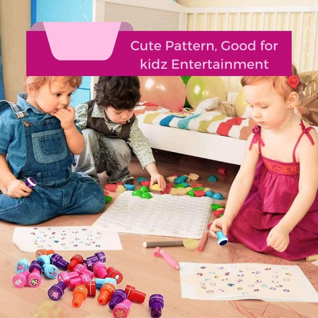 Haoser 8 Piece Stamps for Kids Emoji and Motivation Reward | Emoji Stamper for Kids -Plastic Stamper Toys Art and Craft School Toys for Kids/Boys/Girls - Haoser