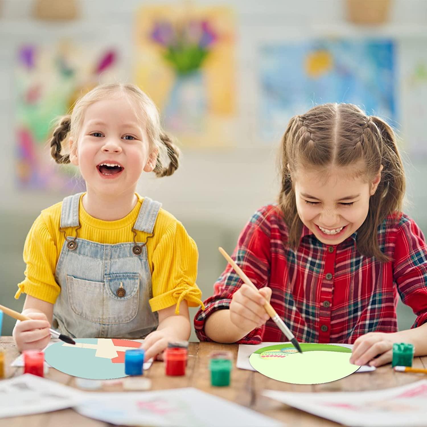 Haoser Pack of 8 Pieces Easter Egg Wooden Slices Unfinished Wooden Cutouts DIY Craft Blank Oval Shape Wood Hanging Ornaments for Painting Home Holiday Party Decor - Haoser