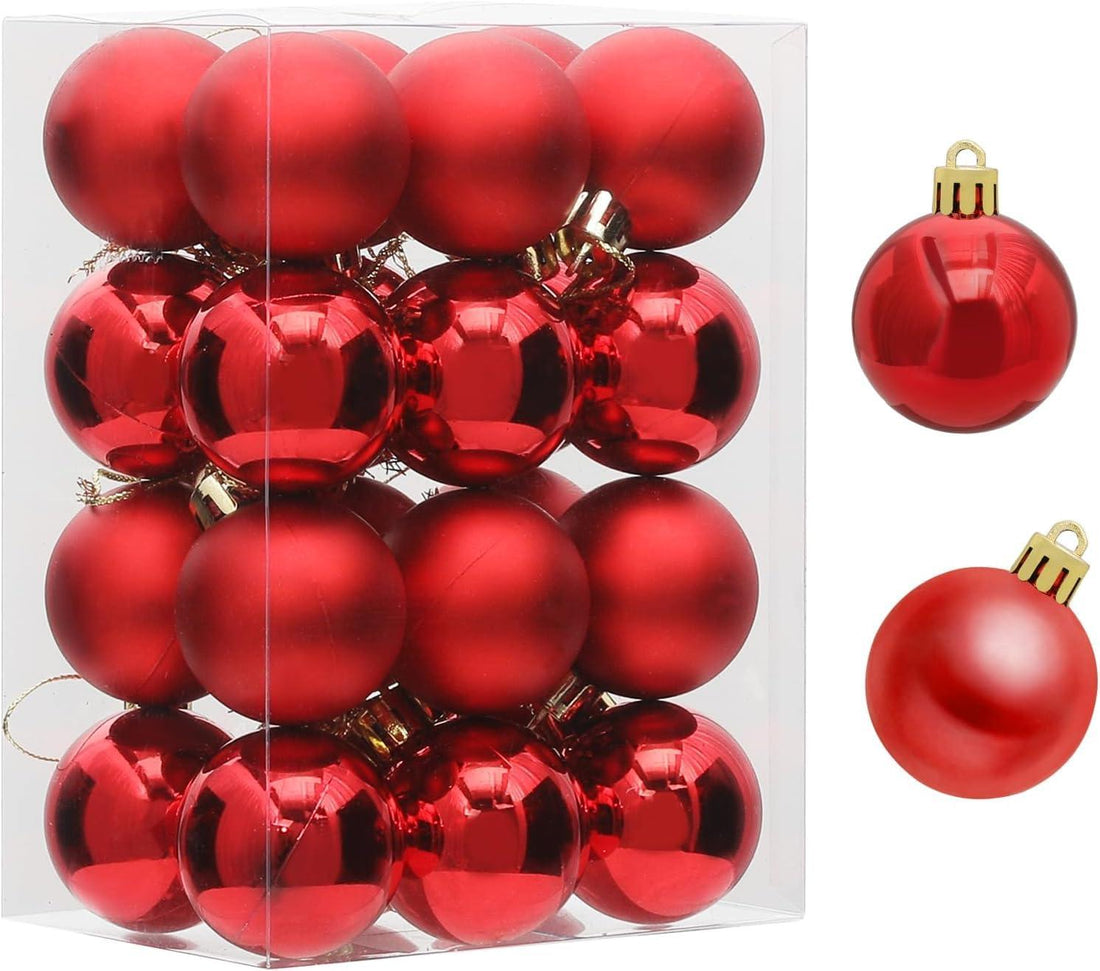 Haoser Mini Ornaments for Xmas Tree Decoration | Xmas Tree Decorations Set for Festive Cheer - Haoser