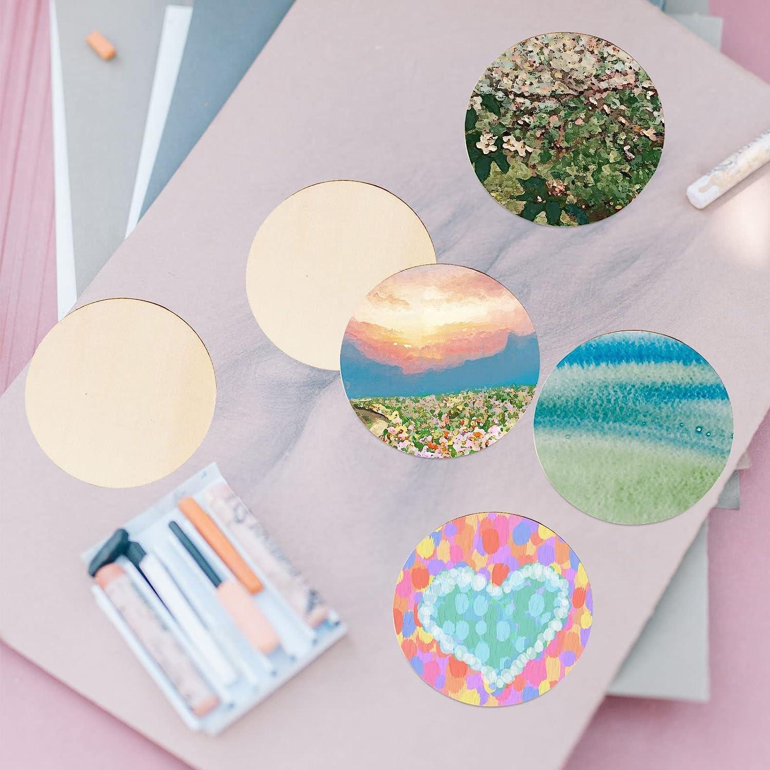 HaoserMDF Boards for Art and Craft, Wood MDF Sheets for Craft Work, DIY MDF Cutouts, 3 Inch - Haoser