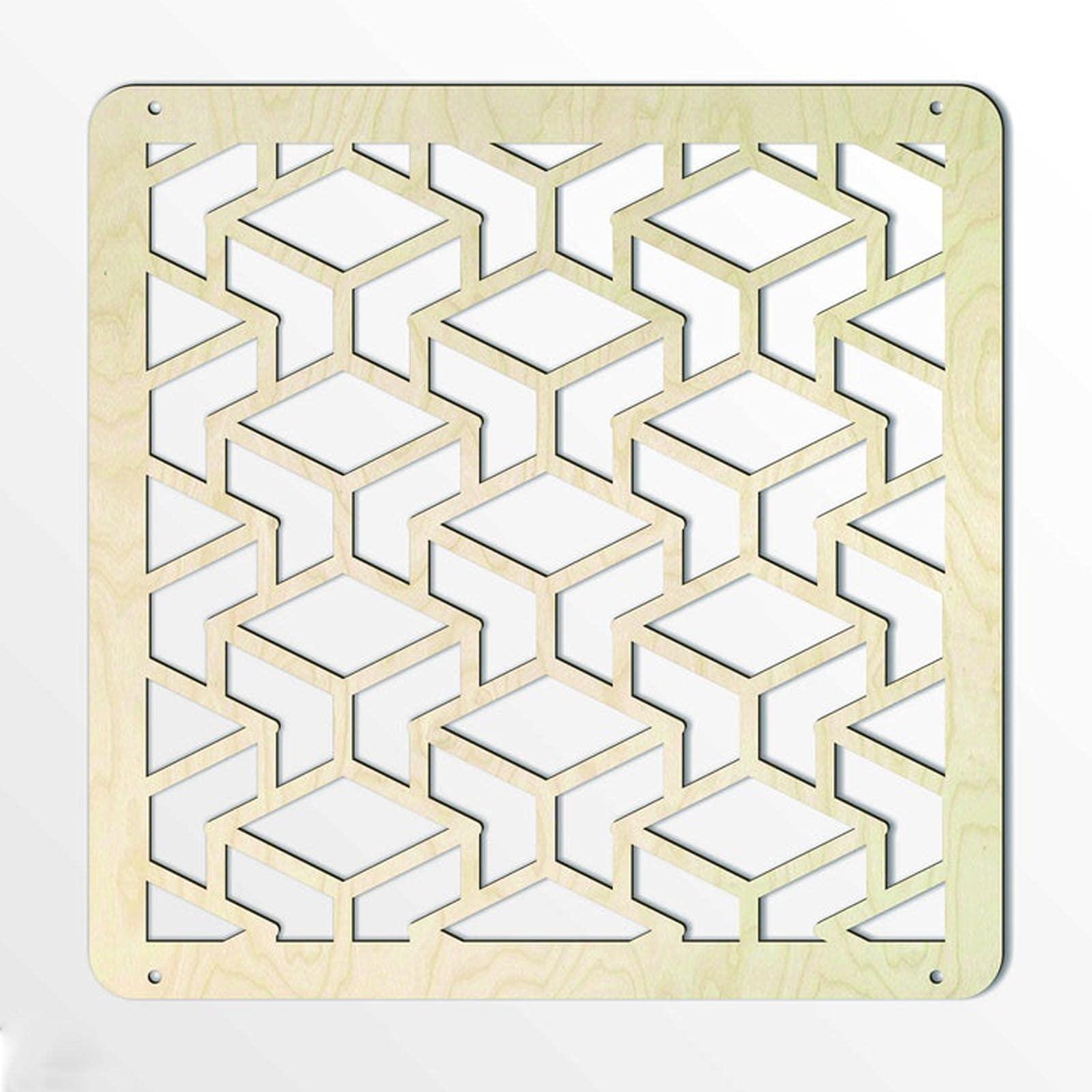 Wooden Room Partition for Living Room, Wood Screen Separators, Room Wall Divider - Haoser