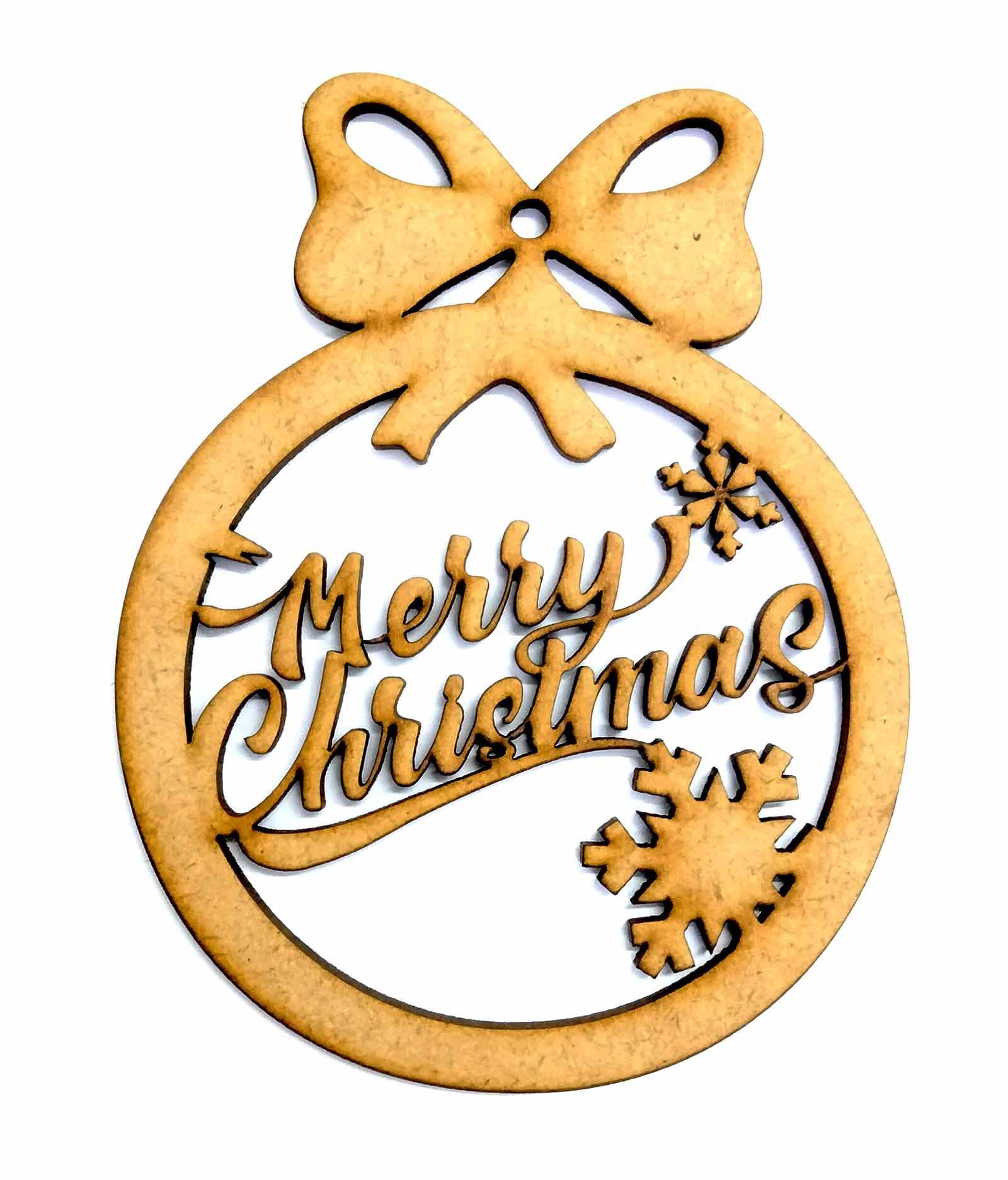 Haoser DIY Christmas Tree Ornaments for Decoration at Home | Christmas Décor | Snowflakes - Haoser