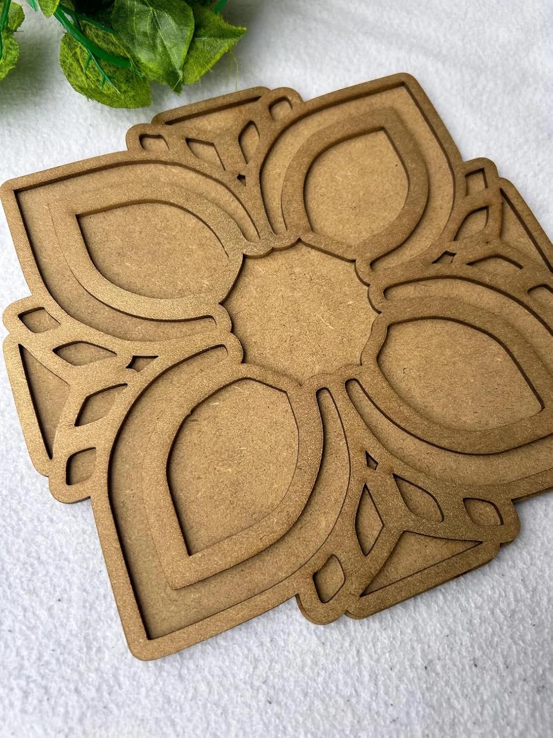 Reusable Rangoli Stencils for Diwali – 20x20cm – Eco-Friendly Mess-Free Template