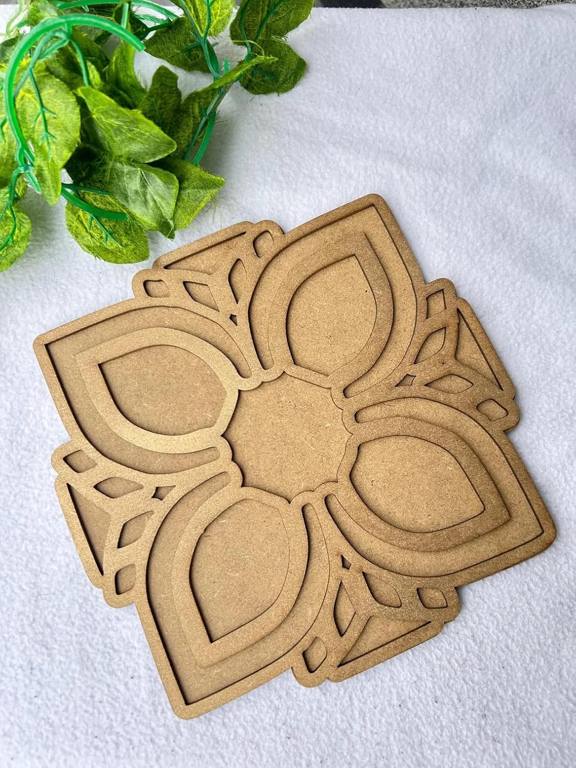 Reusable Rangoli Stencils for Diwali – 20x20cm – Eco-Friendly Mess-Free Template