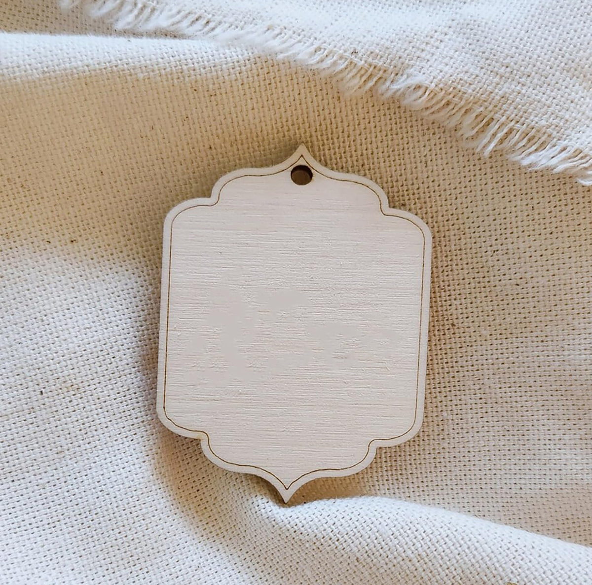 Curious Button Set of 6 pcs Wooden Gift tag 3 Style Arabic Theme Guest Place Mark. Ramadan Wall Decors Mubarak Ramadan Islamic Gift.