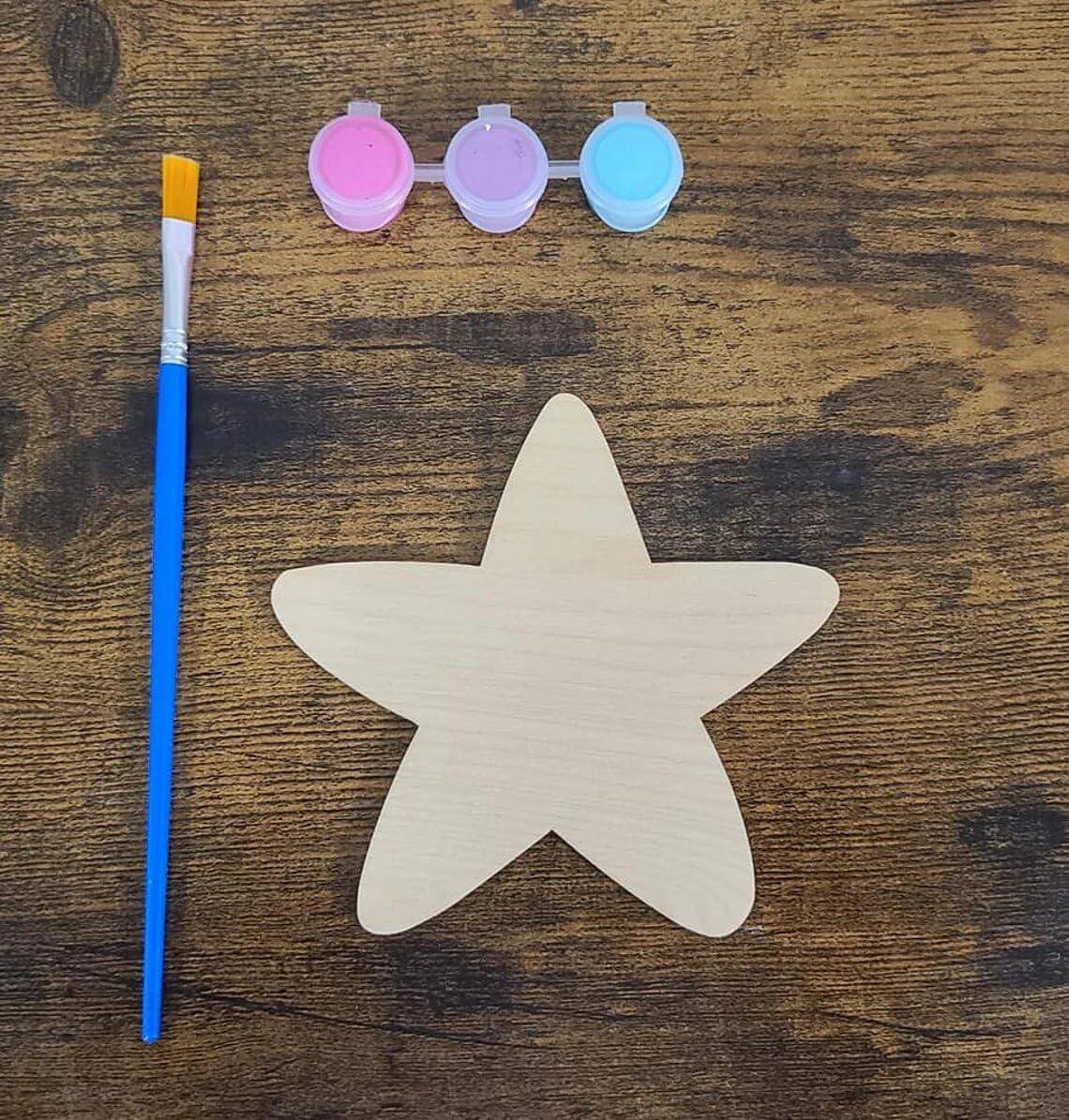 Haoser 10 PCS Unfinished Ice Cream Wood Cutouts 10 Styles Summer DIY Blank Unfinished Wooden Cutouts for Crafts Ice Cream Ornament for Kids Painting, DIY Crafts Home Decoration,Kids Art and Craft kit - Haoser